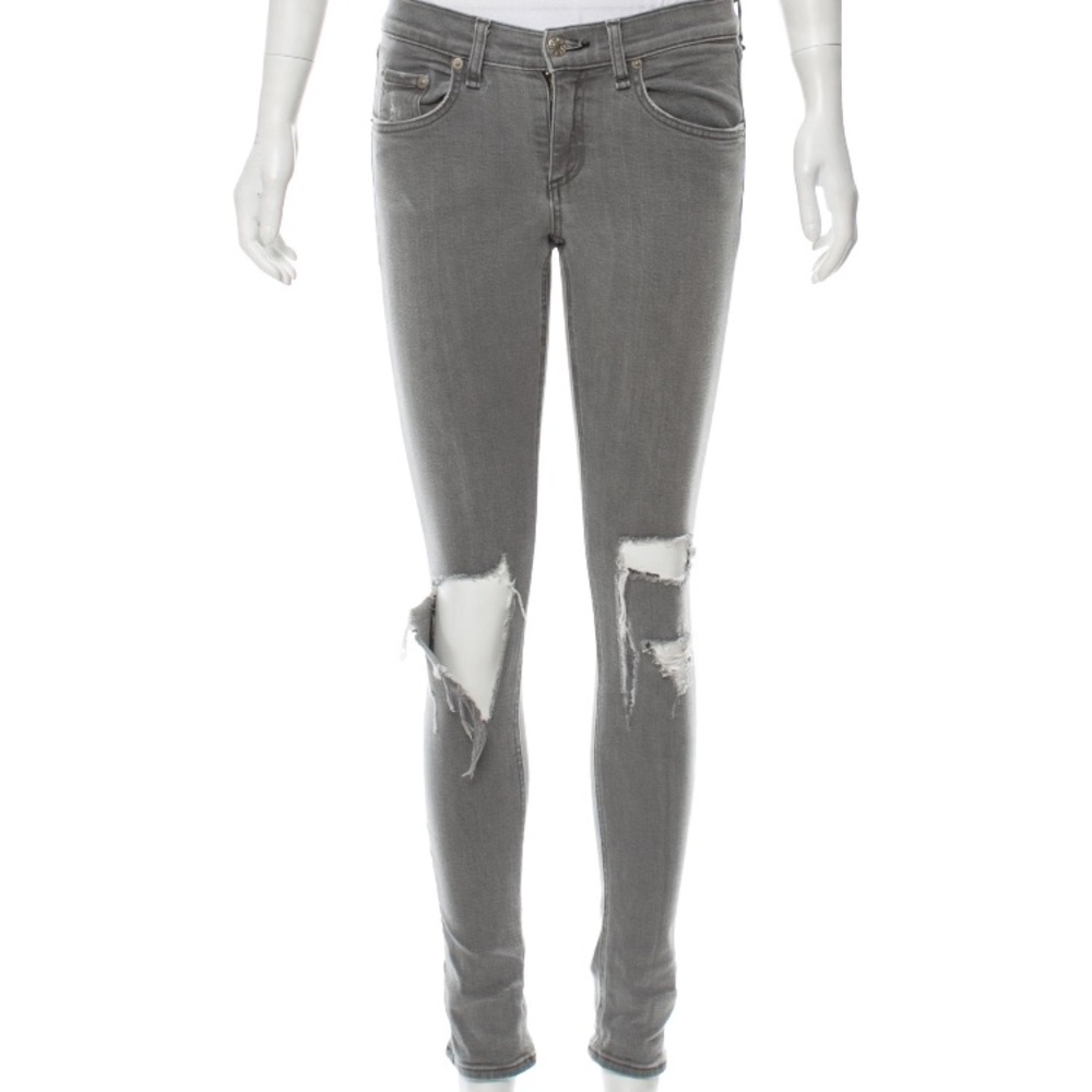 Rag & Bone mid-rise skinny jeans